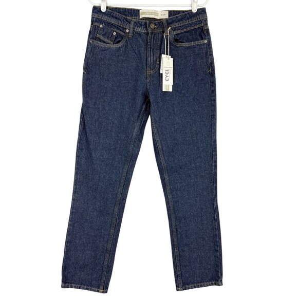 Free Planet Men's Casual Tapered Regular Fit Mid Rise Blue Denim Jean 32x30 NWT - Picture 1 of 10
